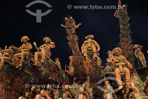 Subject: Parade of Unidos da Tijuca Samba School / Place: Rio de Janeiro city - Rio de Janeiro state (RJ) - Brazil / Date: 02/2012 