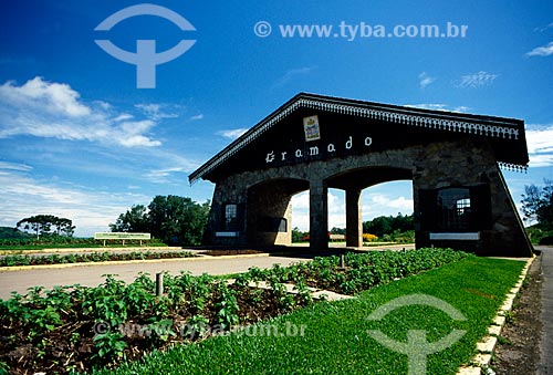  Subject: Gramado Portico  / Place: Gramado city - Rio Grande do Sul state (RS) - Brazil / Date: 01/2009 