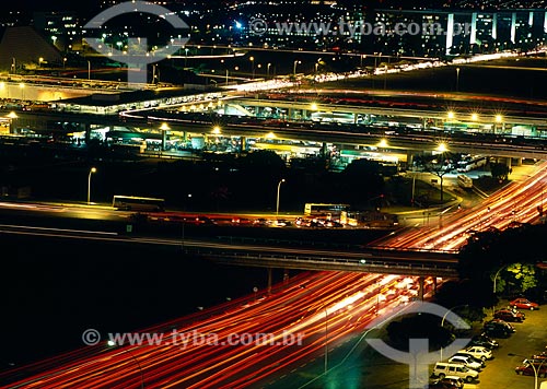  Subject: Night view of Brasilia city / Place: Brasilia city - Federal District (FD) - Brazil / Date: 05/2009 