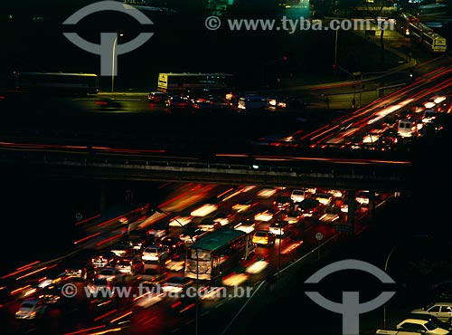  Subject: Night view of Brasilia city / Place: Brasilia city - Federal District (FD) - Brazil / Date: 05/2009 