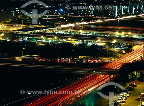 Subject: Night view of Brasilia city / Place: Brasilia city - Federal District (FD) - Brazil / Date: 05/2009 