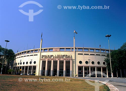  Subject: View of Pacaembu Stadium - Paulo Machado de Carvalho Municipal Stadium   / Place: Sao Paulo city - Sao Paulo state (SP) - Brazil / Date: 05/2009 