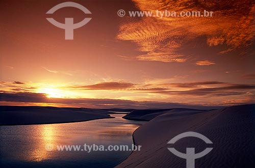  Subject: View of Lencois Maranhenses National Park / Place: Barreirinhas city - Maranhao state (MA) - Brazil / Date: 01/2008 