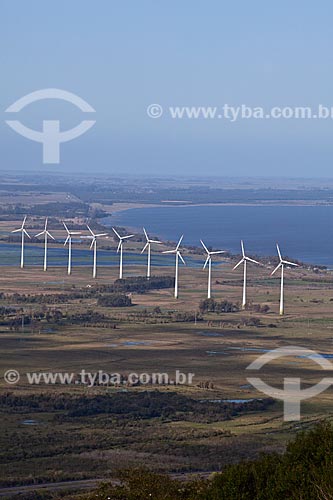  Subject: Aerial view of Osorio Wind Farm / Place: Osorio city - Rio Grande do Sul state (RS) - Brazil / Date: 09/2011 