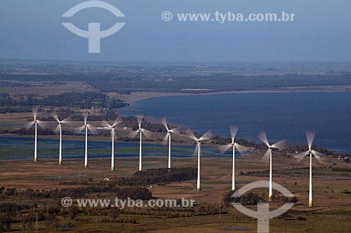  Subject: Aerial view of Osorio Wind Farm / Place: Osorio city - Rio Grande do Sul state (RS) - Brazil / Date: 09/2011 