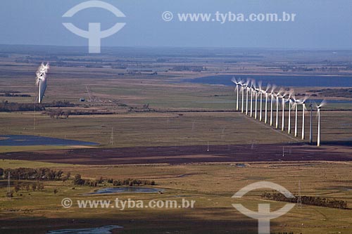  Subject: Aerial view of Osorio Wind Farm / Place: Osorio city - Rio Grande do Sul state (RS) - Brazil / Date: 09/2011 