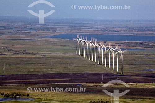  Subject: Aerial view of Osorio Wind Farm / Place: Osorio city - Rio Grande do Sul state (RS) - Brazil / Date: 09/2011 