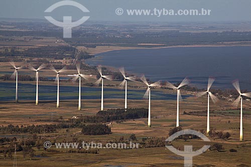  Subject: Aerial view of Osorio Wind Farm / Place: Osorio city - Rio Grande do Sul state (RS) - Brazil / Date: 09/2011 