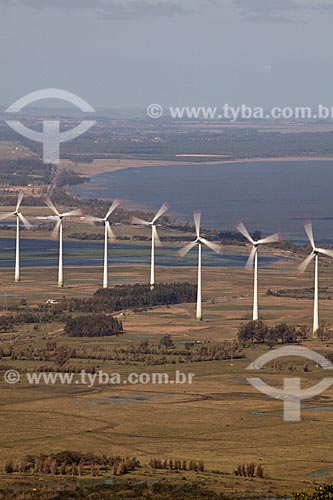  Subject: Aerial view of Osorio Wind Farm / Place: Osorio city - Rio Grande do Sul state (RS) - Brazil / Date: 09/2011 