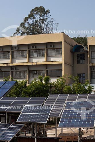  Photovoltaic panels for solar energy catchment in the Eletrotechnical and Energy Institute of Sao Paulo University (IEE - USP) - Program for development of applications of photovoltaic solar energy  - Sao Paulo city - Sao Paulo state (SP) - Brazil