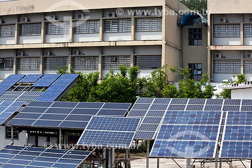  Photovoltaic panels for solar energy catchment in the Eletrotechnical and Energy Institute of Sao Paulo University (IEE - USP) - Program for development of applications of photovoltaic solar energy  - Sao Paulo city - Sao Paulo state (SP) - Brazil