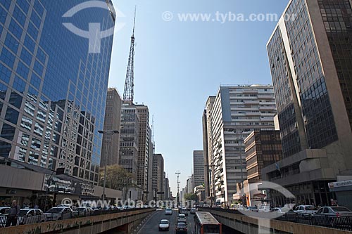  Subject: View of Paulista Avenue / Place: Sao Paulo city - Sao Paulo state (SP) - Brazil  / Date: 09/2011 