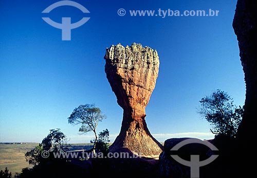  Subject: The Glass - sandstone formation of the Vila Velha State Park / Place: Ponta Grossa city - Parana state (PR) - Brazil / Date: 03/2010 