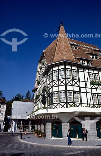  Subject: Building with timbered architecture / Place: Blumenau city - Santa Catarina state (SC) - Brazil / Date: 01/2009 