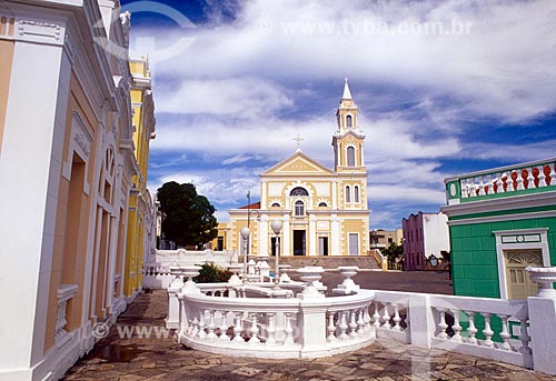  Subject: Historic center with Nossa Senhora do Carmo Church in the background / Place: Joao Pessoa city - Paraiba state (PB) - Brazil / Date: 05/2008 