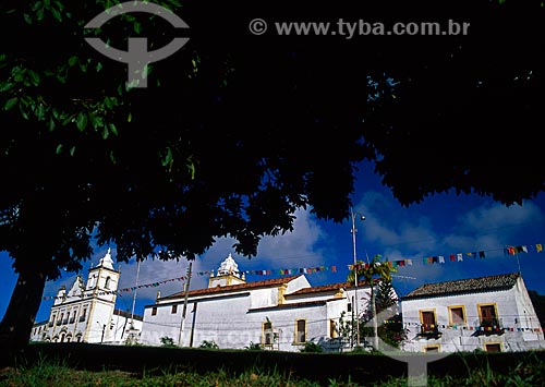  Subject: View of the Convent of Sacred Heart of Jesus  in the background / Place: Igarassu city - Pernambuco state (PE) - Brazil / Date: 08/2008 