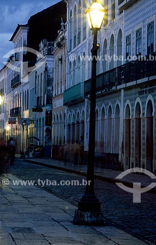  Subject: Facade of colonial houses - Reviver Project / Place: Sao Luis city - Maranhao state (MA) - Brazil / Date: 01/2008 