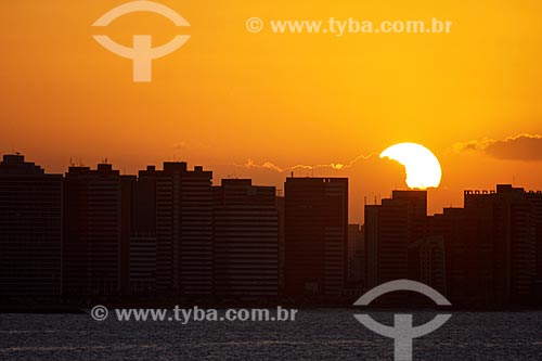  Subject: View of the sunset / Place: Fortaleza city - Ceara state (CE) - Brazil / Date: 01/2009 