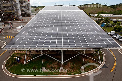  Subject: Photovoltaic panels in the UTE Norte Fluminense / Place: Macae city - Rio de Janeiro state (RJ) - Brazil / Date: 10/2011 