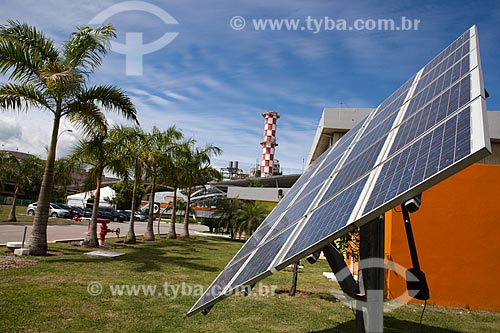  Subject: Photovoltaic panels in the UTE Norte Fluminense / Place: Macae city - Rio de Janeiro state (RJ) - Brazil / Date: 10/2011 