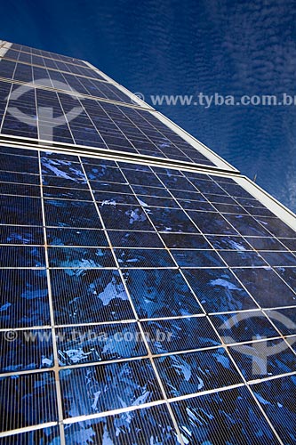  Subject: Photovoltaic panels in the UTE Norte Fluminense / Place: Macae city - Rio de Janeiro state (RJ) - Brazil / Date: 10/2011 