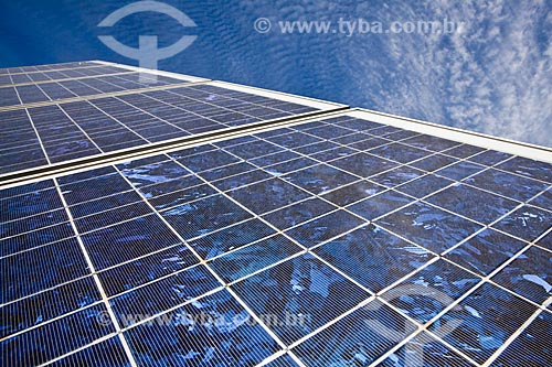  Subject: Photovoltaic panels in the UTE Norte Fluminense / Place: Macae city - Rio de Janeiro state (RJ) - Brazil / Date: 10/2011 