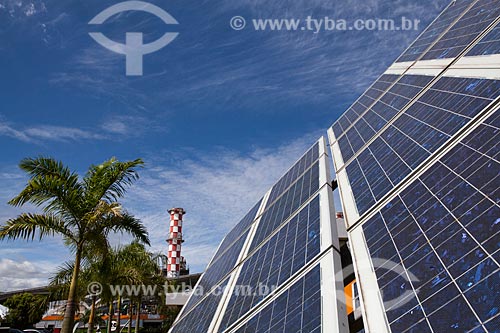  Subject: Photovoltaic panels in the UTE Norte Fluminense / Place: Macae city - Rio de Janeiro state (RJ) - Brazil / Date: 10/2011 