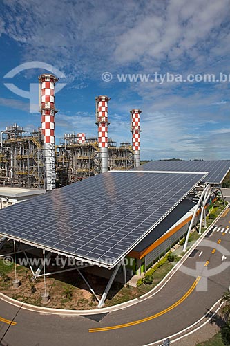  Subject: Photovoltaic panels in the UTE Norte Fluminense / Place: Macae city - Rio de Janeiro state (RJ) - Brazil / Date: 10/2011 