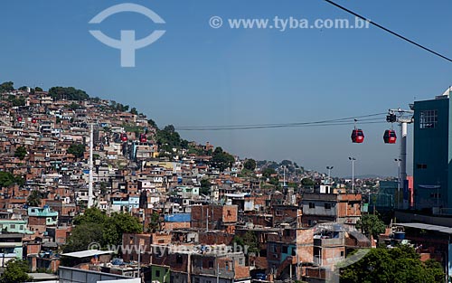  Subject: Cable car trams of Complexo do Alemao  / Place: Rio de Janeiro city - Rio de Janeiro state (RJ) - Brazil / Date: 02/2012 