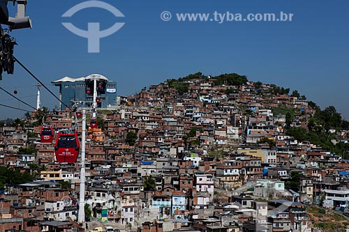  Subject: Cable car trams of Complexo do Alemao  / Place: Rio de Janeiro city - Rio de Janeiro state (RJ) - Brazil / Date: 02/2012 