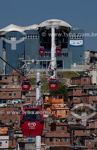  Subject: Cable car trams of Complexo do Alemao  / Place: Rio de Janeiro city - Rio de Janeiro state (RJ) - Brazil / Date: 02/2012 