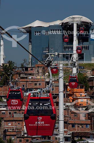  Subject: Cable car trams of Complexo do Alemao  / Place: Rio de Janeiro city - Rio de Janeiro state (RJ) - Brazil / Date: 02/2012 