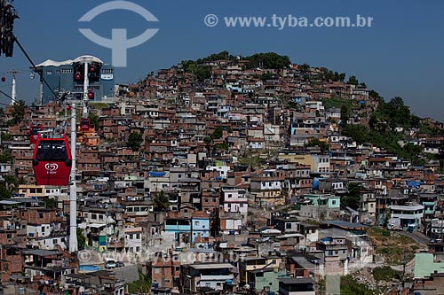  Subject: Cable car trams of Complexo do Alemao  / Place: Rio de Janeiro city - Rio de Janeiro state (RJ) - Brazil / Date: 02/2012 