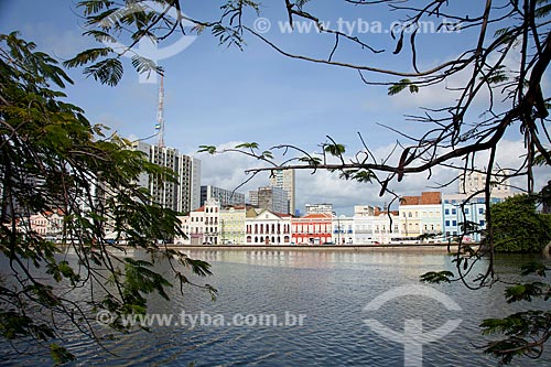  Subject: Historic center of Recife and Aurora Street on the left bank of the Capibaribe River / Place: Recife city - Pernambuco state (PE) - Brazil / Date: 01/2012 