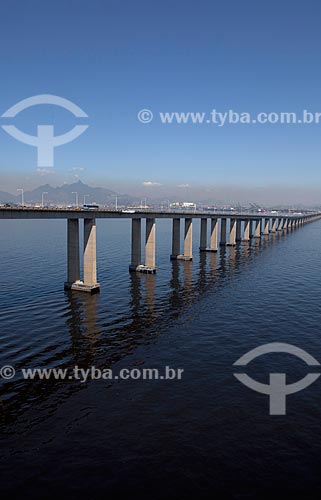  Subject: Aerial view of the Rio-Niteroi Bridge / Place: Rio de Janeiro city - Rio de Janeiro state (RJ) - Brazil / Date: 03/2012 