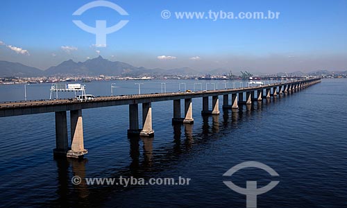 Subject: Aerial view of the Rio-Niteroi Bridge / Place: Rio de Janeiro city - Rio de Janeiro state (RJ) - Brazil / Date: 03/2012 