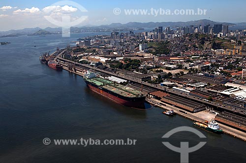  Subject: Aerial view of the Port of Rio de Janeiro / Place: Rio de Janeiro city - Rio de Janeiro state (RJ) - Brazil / Date: 03/2012 