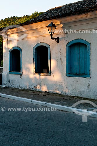  Subject: Front of a colonial houses in the historic center of Santo Antonio de Lisboa  / Place: Florianopolis - Santa Catarina state (SC) - Brazil / Date: 03/2012 