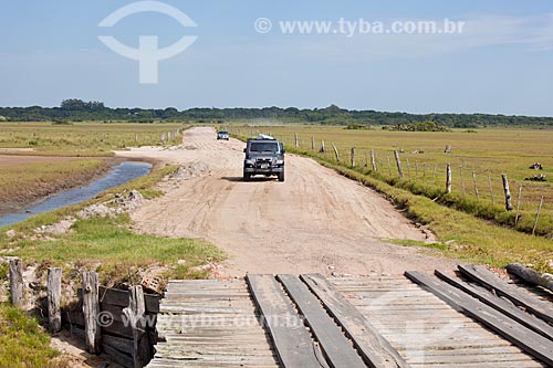  Subject: Cars on the Talhamar trail / Place: Tavares city - Rio Grande do Sul state (RS) - Brazil / Date: 02/2012 