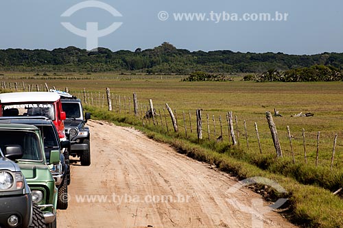  Subject: Cars on the Talhamar trail / Place: Tavares city - Rio Grande do Sul state (RS) - Brazil / Date: 02/2012 