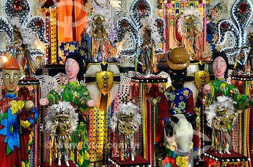  Subject: Parade of Academicos do Salgueiro Samba School - Floats - Plot in 2012 - White and Incarnate Cordel  / Place: Rio de Janeiro city - Rio de Janeiro state (RJ) - Brazil / Date: 02/2012 