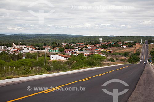  Subject: View of Highway BR-304 in potiguar semiarid / Place: Caicara do Rio do Vento city - Rio Grande do Norte state (RN) - Brazil / Date: 03/2012 