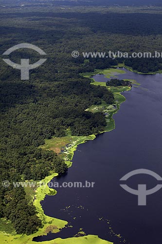  Subject: Aerial view of Biological Reserve Lago Pirantuba (Pirantuba Lake) / Place: Amapa state (AP) - Brazil / Date: 04/2012 