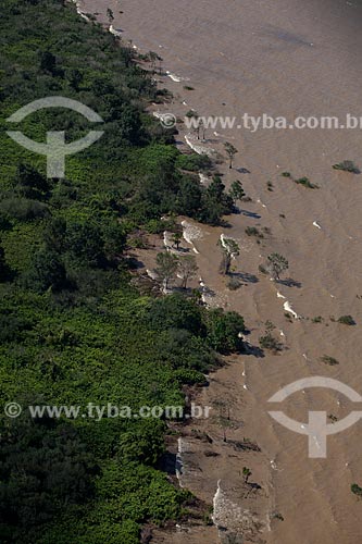  Subject: Aerial view of Parazinho island in the Bailique archipelago / Place: Amapa state (AP) - Brazil / Date: 04/2012 