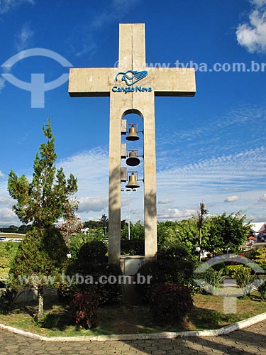  Subject: Cross at the headquarters of the Cancao Nova community / Place: Cachoeira Paulista city - Sao Paulo state (SP) - Brazil / Date: 06/2012 