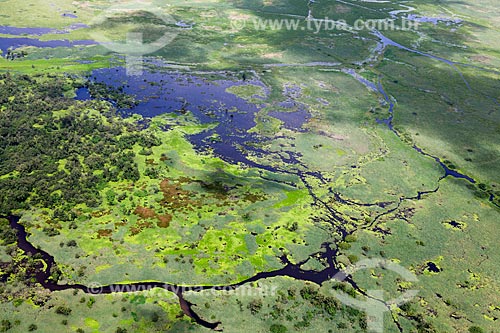  Subject: Aerial view of Biological Reserve Lago Pirantuba (Pirantuba Lake) / Place: Amapa state (AP) - Brazil / Date: 04/2012 