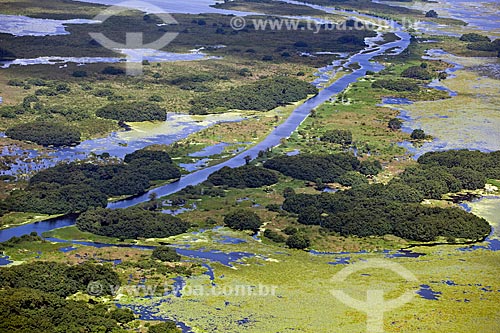  Subject: Aerial view of Biological Reserve Lago Pirantuba (Pirantuba Lake) / Place: Amapa state (AP) - Brazil / Date: 04/2012 