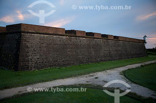  Subject: Wall of the Fortress of St. Joseph of Macapa / Place: Macapa city - Amapa state (AP) - Brazil / Date: 04/2012 