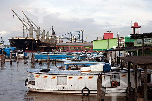  Subject: View of the Port of Santana / Place: Santana city - Amapa state (AP) - Brazil / Date: 04/2012 