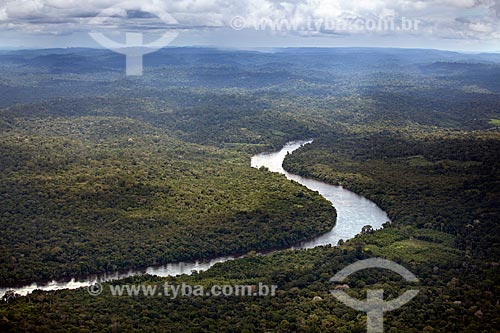  Subject: Aerial view of Araguari River / Place: Amapa state (AP) - Brazil / Date: 04/2012 